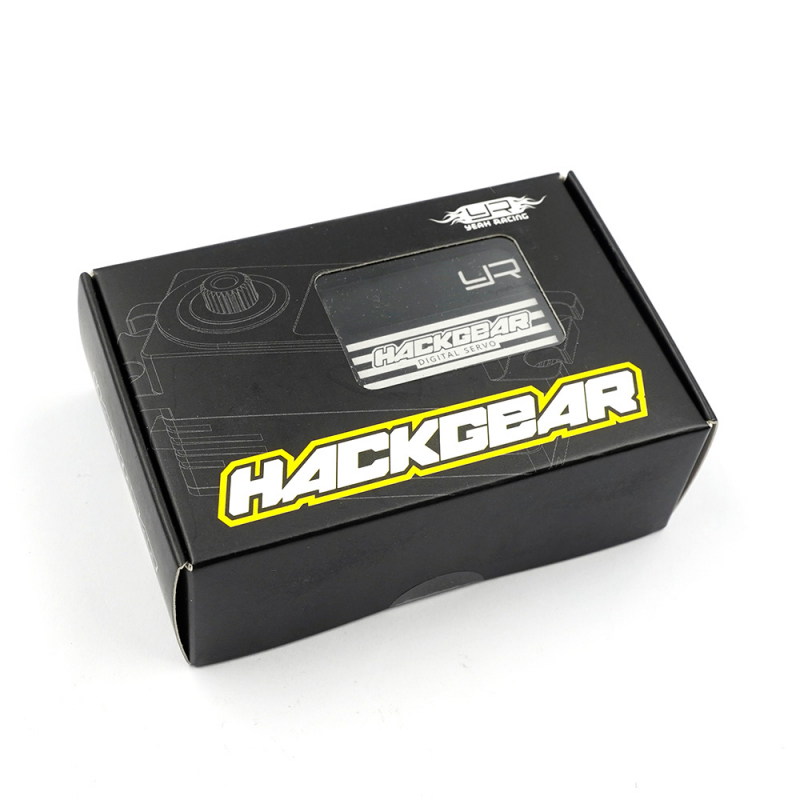 Yeah Racing Aluminium Case 10kg Hackgear Low Profile Digital Servo - Black