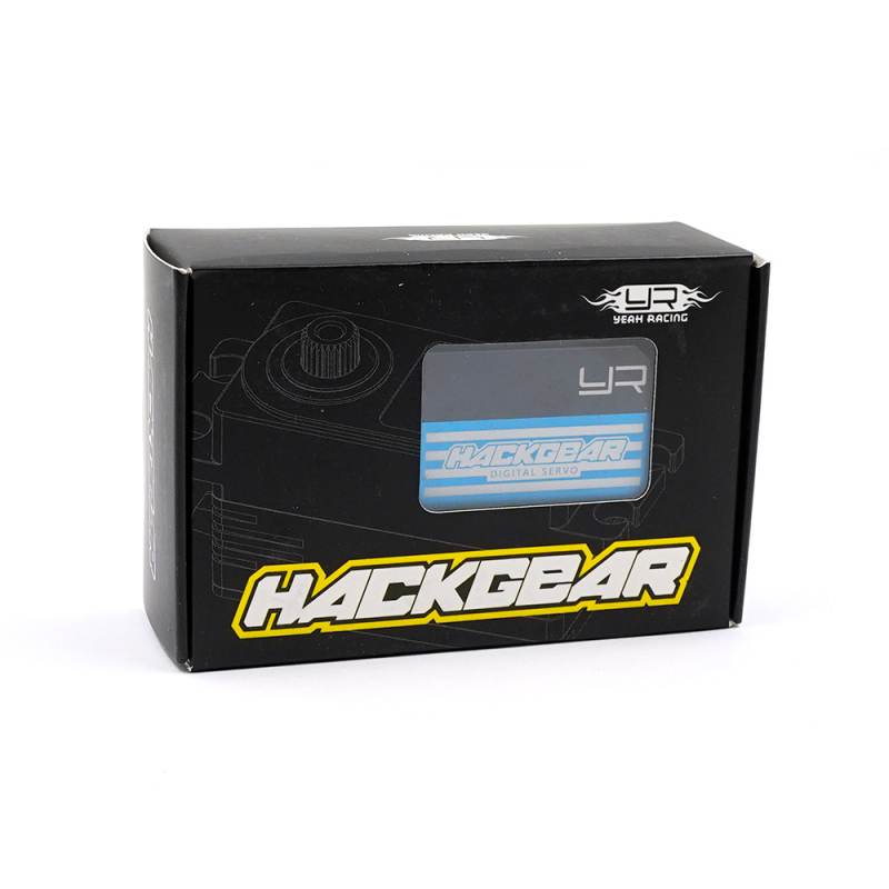 Yeah Racing Hackgear Low Profile Digital Servo - Aluminiumgehäuse - 10 kg - Blue/Black