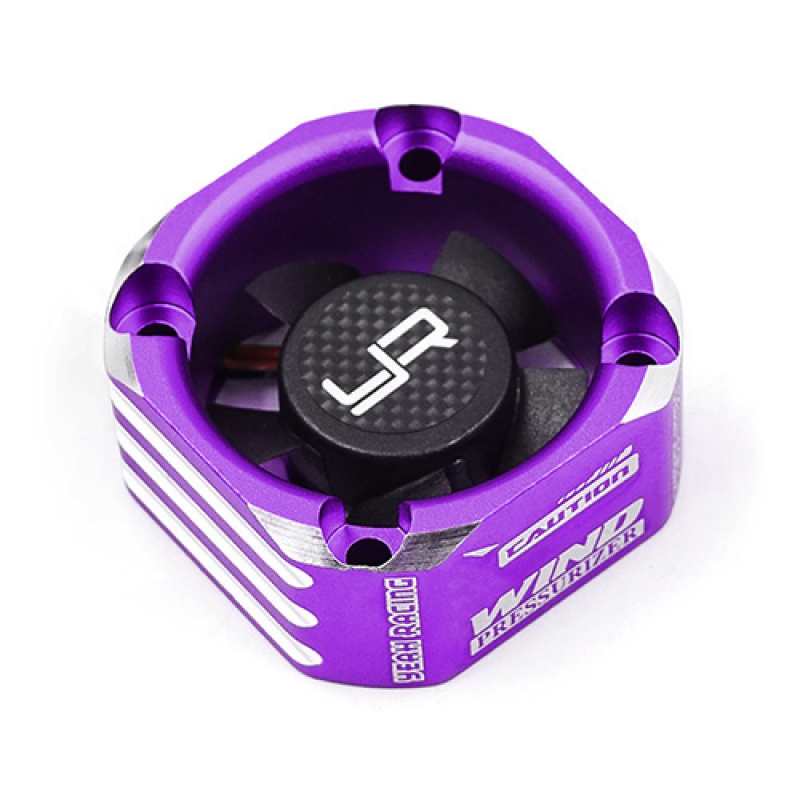 Aluminum Case 30mm Booster Cooling Fan Purle