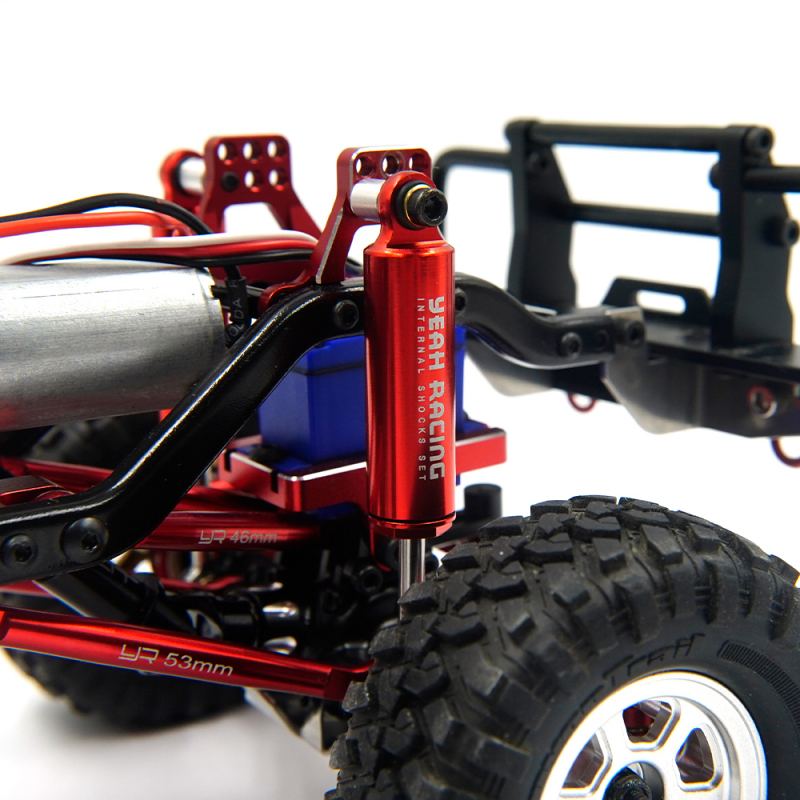 Yeah Racing Aluminium 58mm Internal Dämpfer Set für Traxxas TRX-4M (Schwarz)