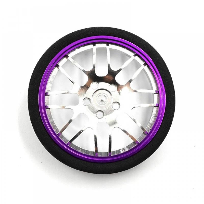 Yeah Racing Aluminium Lenkrad Set Purple Type B, Fits Futaba KO Sanwa Flysky Traxxas