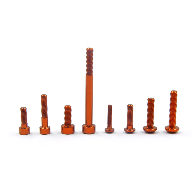 Yeah Racing Aluminium Screws Set For SANWA M17 (Orange)