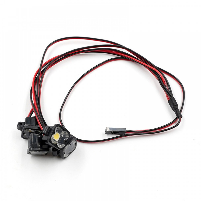 Preview: Xtra Speed Scheinwerfer Spotlights 4 Stück Typ A (5–8V) für 1/10 RC Crawler