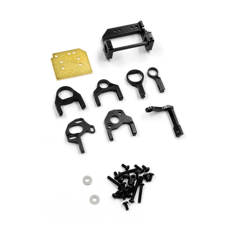 Yeah Racing Motorhalterung aus Aluminium 90-94mm schwarz für Kyosho Mini-Z MR-03/MR-04