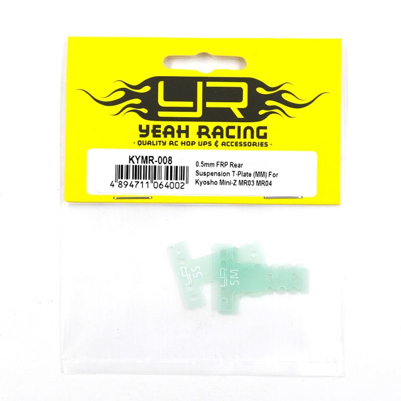 Yeah Racing 0.5mm FRP T-Platte für die Hinterradaufhängung (MM) für Kyosho Mini-Z MR03 MR04