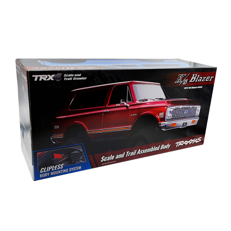 Traxxas TRX-4 1972 Blazer Body Kit red Clipless