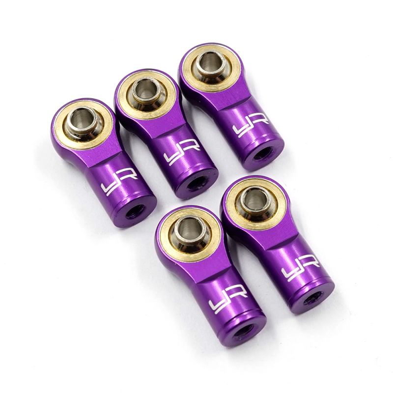 Yeah Racing Aluminium Reversed Thread Rod Ends M3 purple (5)