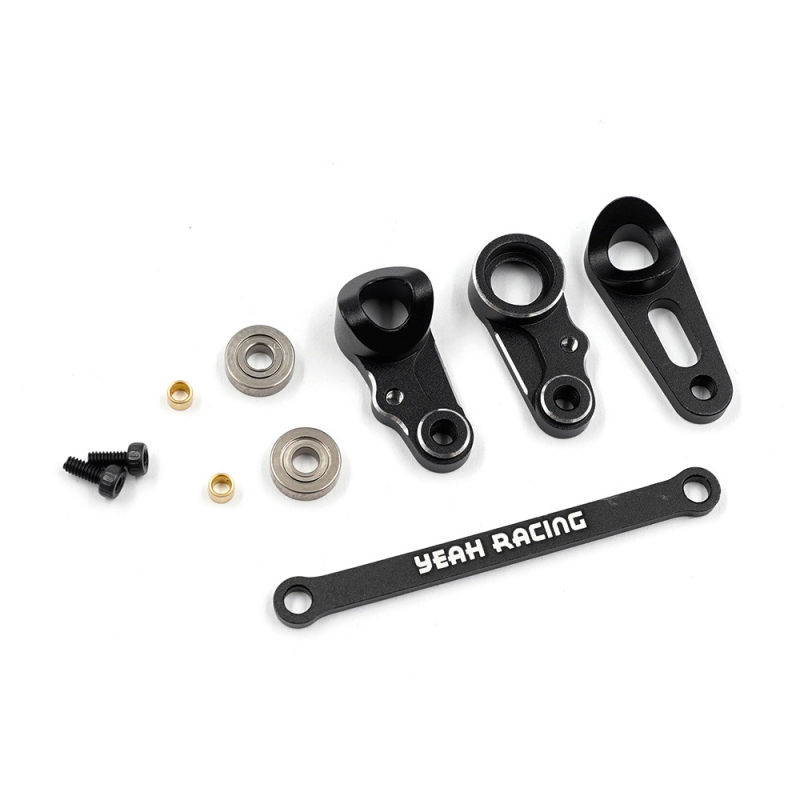 Yeah Racing Aluminum Steering w/Bearing Set For Yokomo 870C Super Dog Fighter YZ10 2023