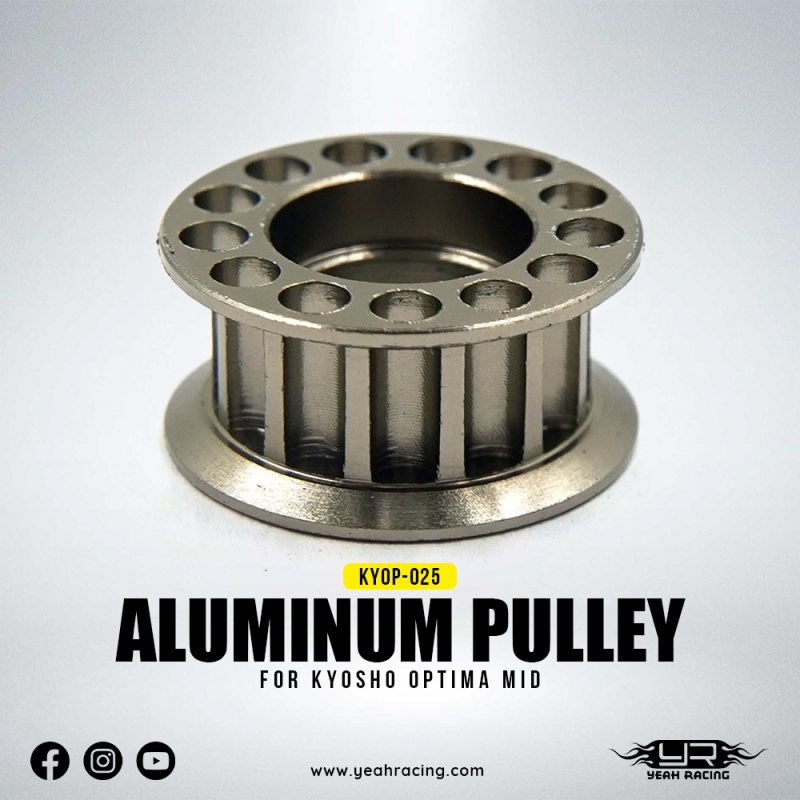 Yeah Racing Aluminum Pulley For Kyosho Optima Mid