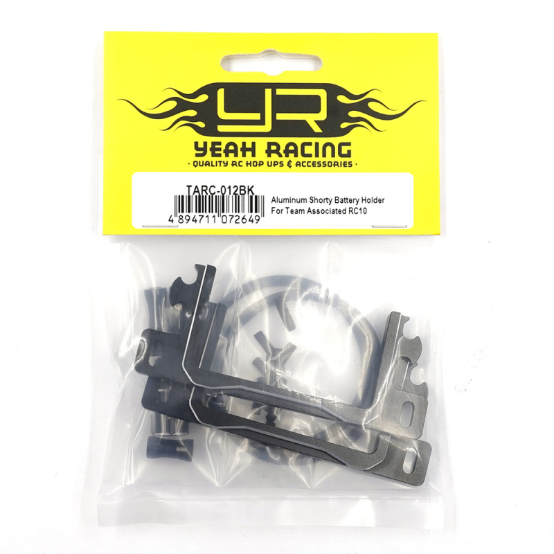 Yeah Racing Aluminum Shorty Battery Holder For Team Associated RC10
