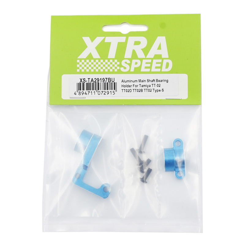 Preview: Xtra Speed Alu Hauptwellen Lagerhalter für Tamiya TT-02 / TT-02D / TT-02B / TT-02 Type-S