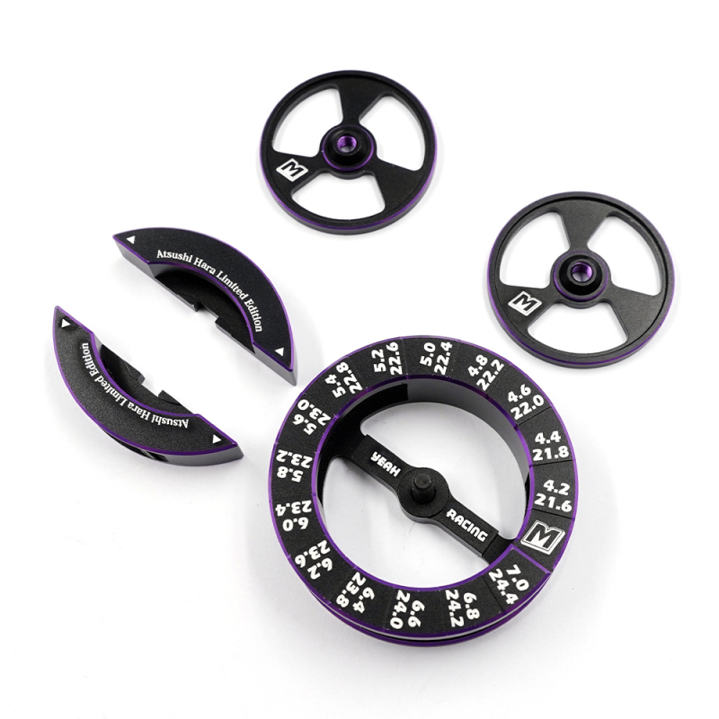 Momentum 7075 Aluminum Round Droop Gauge V2 für 1/10 On Road Chassis Limited Edition