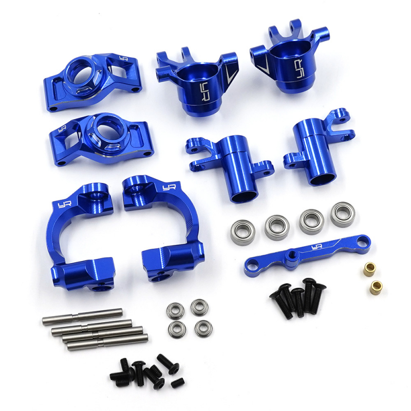 Yeah Racing Aluminium Essential Conversion Kit Blau für Traxxas Mini Maxx,Mini XRT