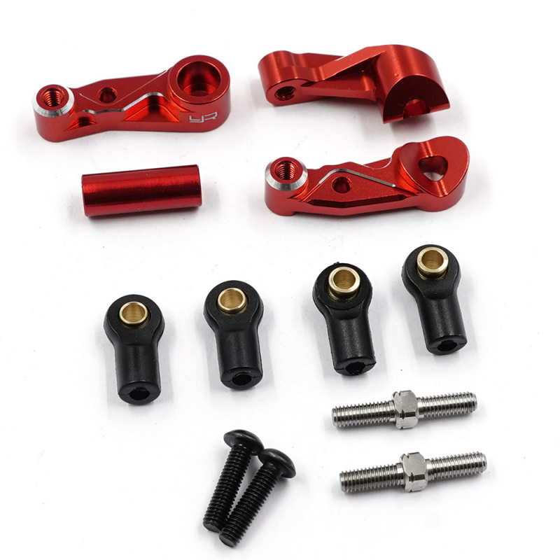 Yeah Racing Aluminium-Lenkarm m. einstellbarem Spurstangensatz für Kyosho Fazer Mk2