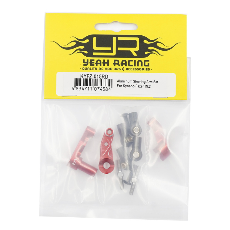 Yeah Racing Aluminum Steering Arm w/Adjustable Steering Tie-Rod Set For Kyosho Fazer Mk2