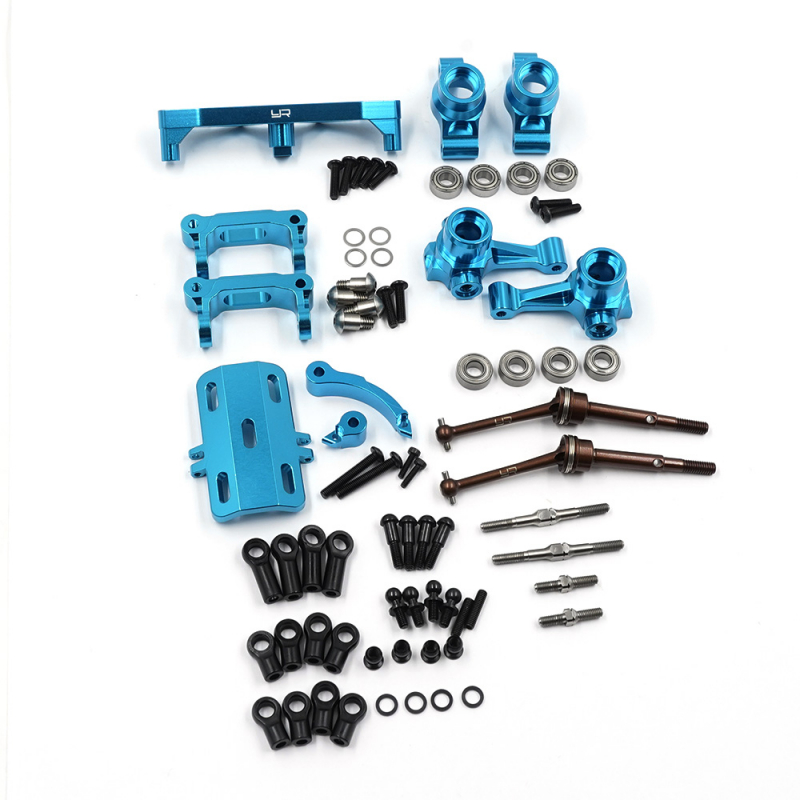 Yeah Racing Aluminum Essential Conversion Kit For Tamiya WR02C (Blue)