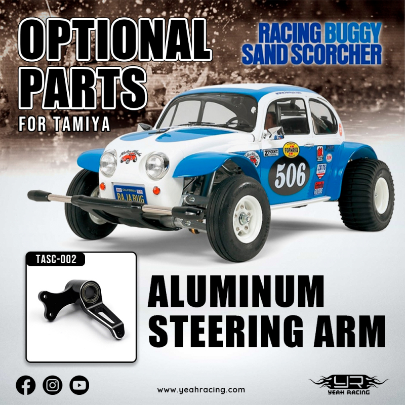 Yeah Racing Aluminium Lenkarm für Tamiya Sand Scorcher