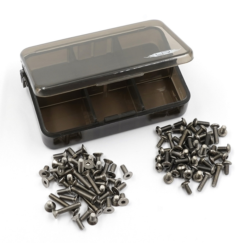 Yeah Racing Titanium Screw Assorted Set w/Box For Yokomo MS1.0