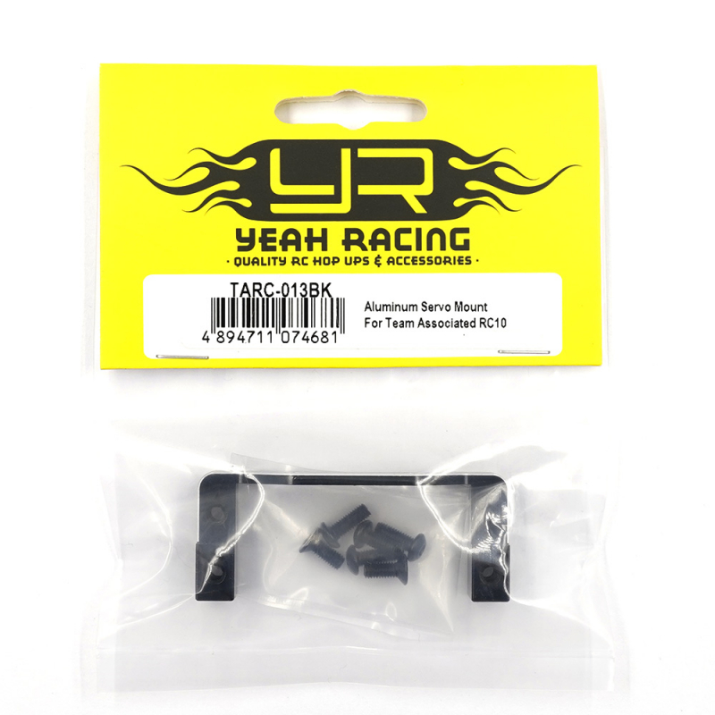 Yeah Racing Aluminum Servo Mount For Team Associated RC10