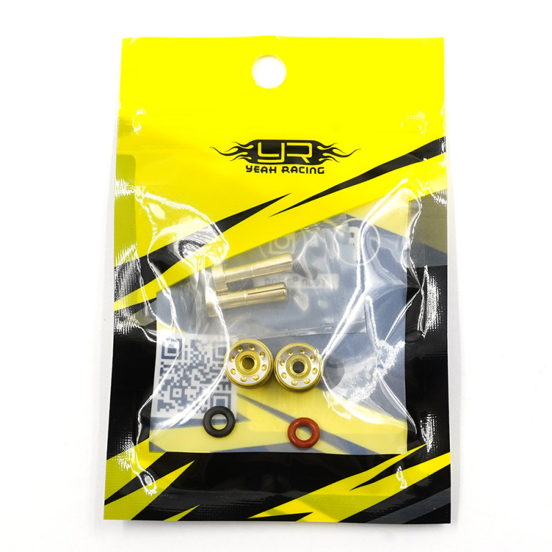 Yeah Racing Aluminum Grips 4mm Bullet Plug Gold für Akku