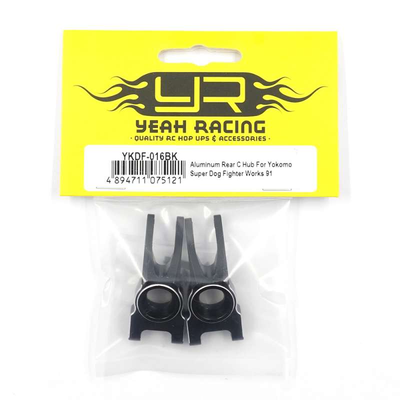 Yeah Racing Aluminium C Hub Set hinten für Yokomo Super Dog Fighter Works 91