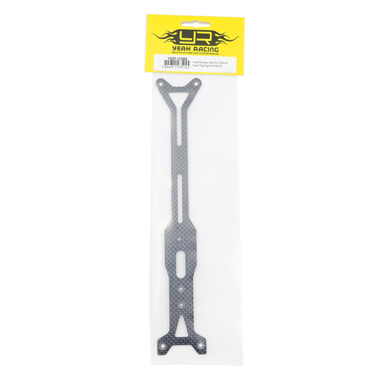Yeah Racing 2.0mm Graphite Upper Deck für Yokomo Super Dog Fighter Works 91