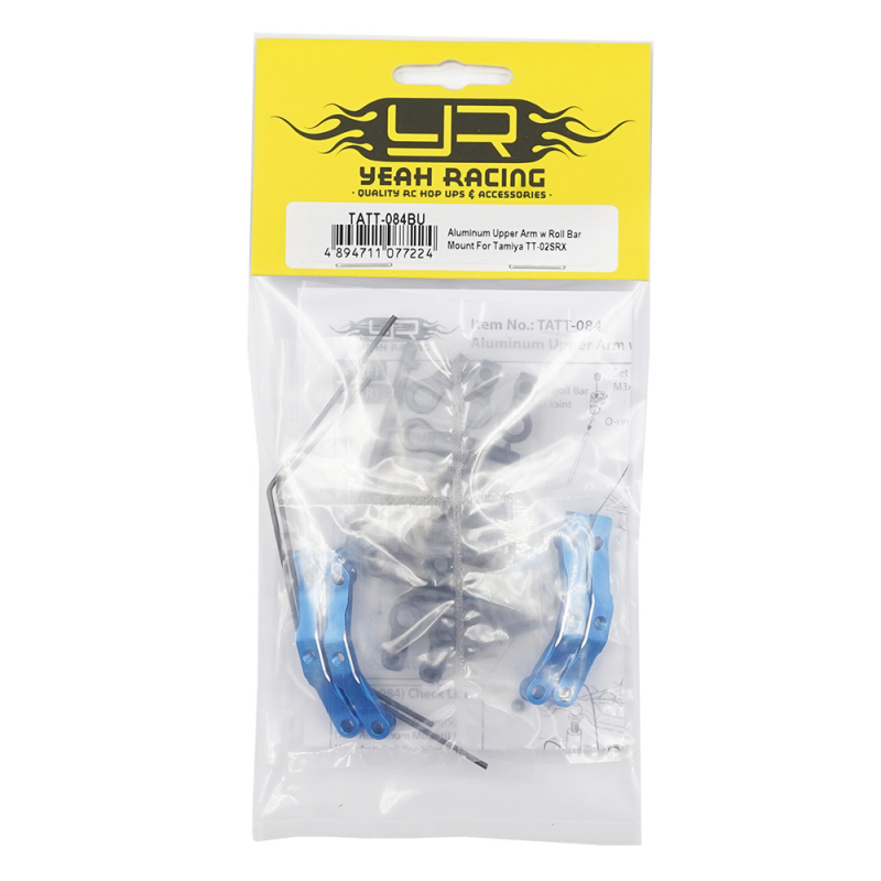 Yeah Racing Aluminium Upper Arm w Roll Bar Mount für Tamiya TT-02SRX