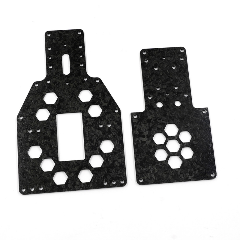 Yeah Racing Graphit 2,5 mm Chassis (Forged)  für Kyosho Fazer D2 FZD2
