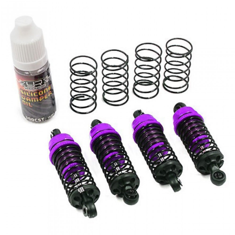 Yeah Racing QUTUS 55mm Slider Dämpfer Set für 1/10 Onroad, Drift Purple