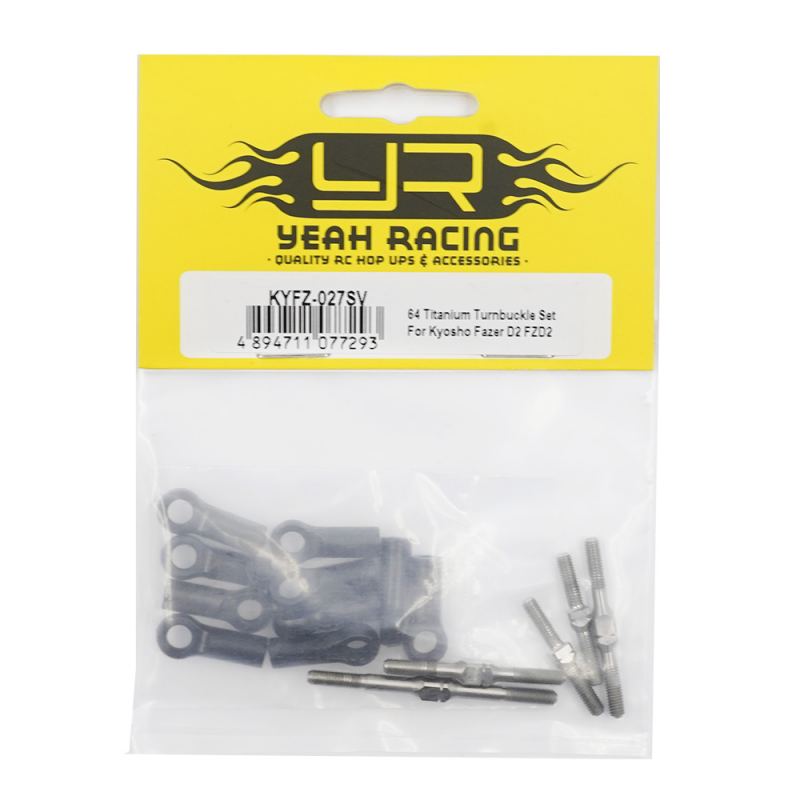 Yeah Racing Titan Spurstangen Set für Kyosho Fazer D2 FZD2