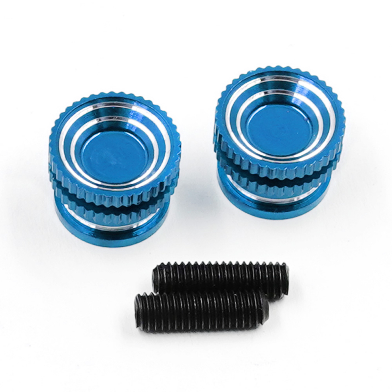 Yeah Racing Aluminium M3 Twist Nut Blau
