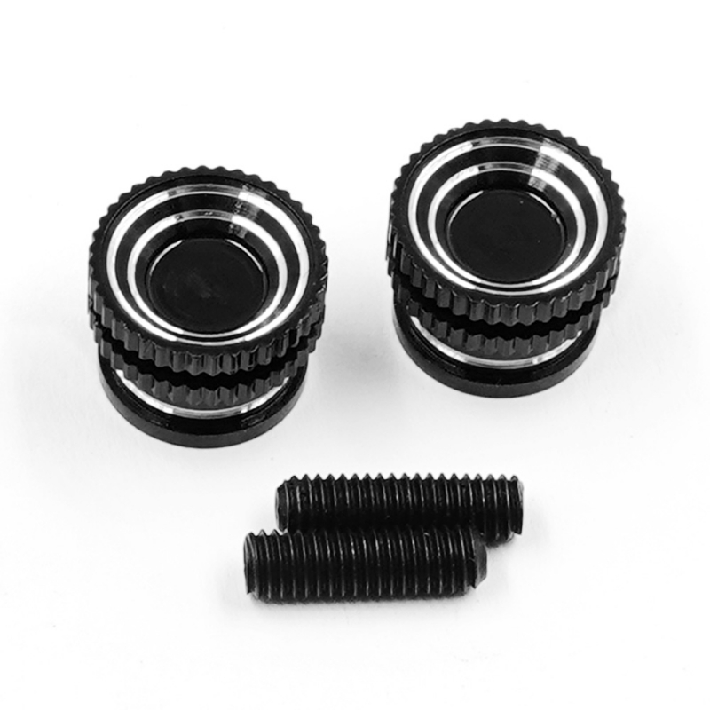 Yeah Racing Aluminium M3 Twist Nut Schwarz