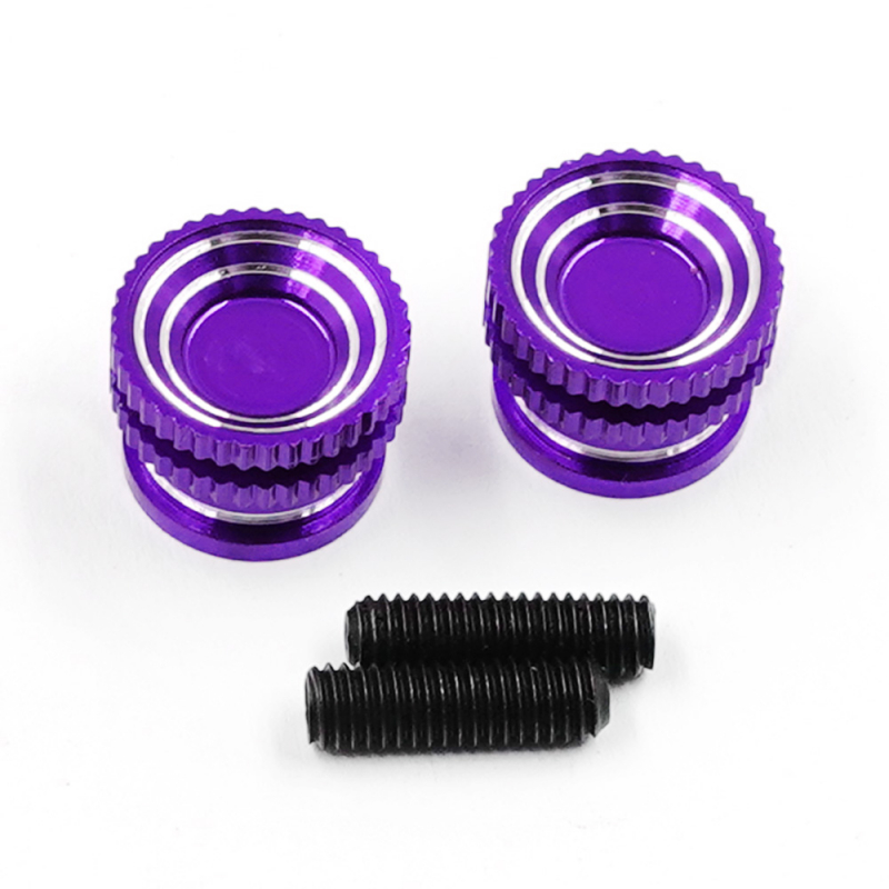 Yeah Racing Aluminium M3 Twist Nut Purple