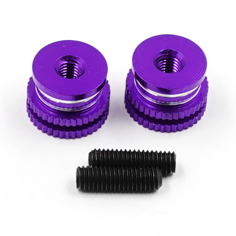 Yeah Racing Aluminium M3 Twist Nut Purple