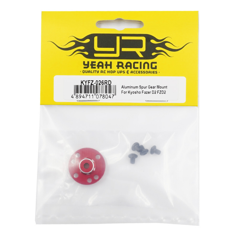 Yeah Racing Aluminium Hauptzahnrad-Halter für Kyosho Fazer D2 FZD2