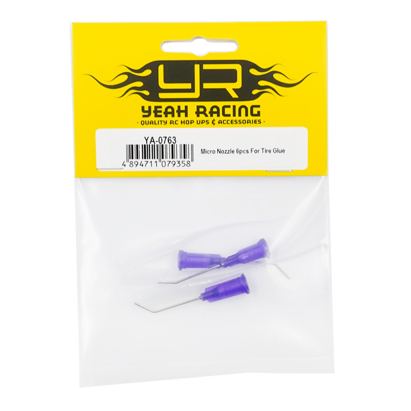 Preview: Yeah Racing Mikrodüsen 6er-Pack für Reifenkleber