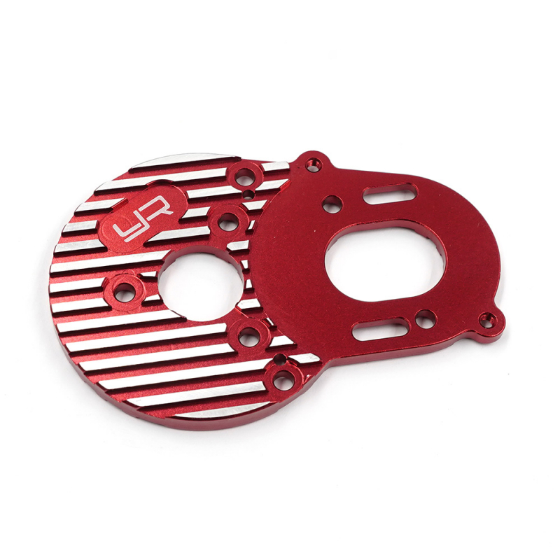 Preview: Yeah Racing Alu-Motorhalterungsplatte m. mehreren Winkeln und Lüfter für Kyosho Fazer D2 FZD2