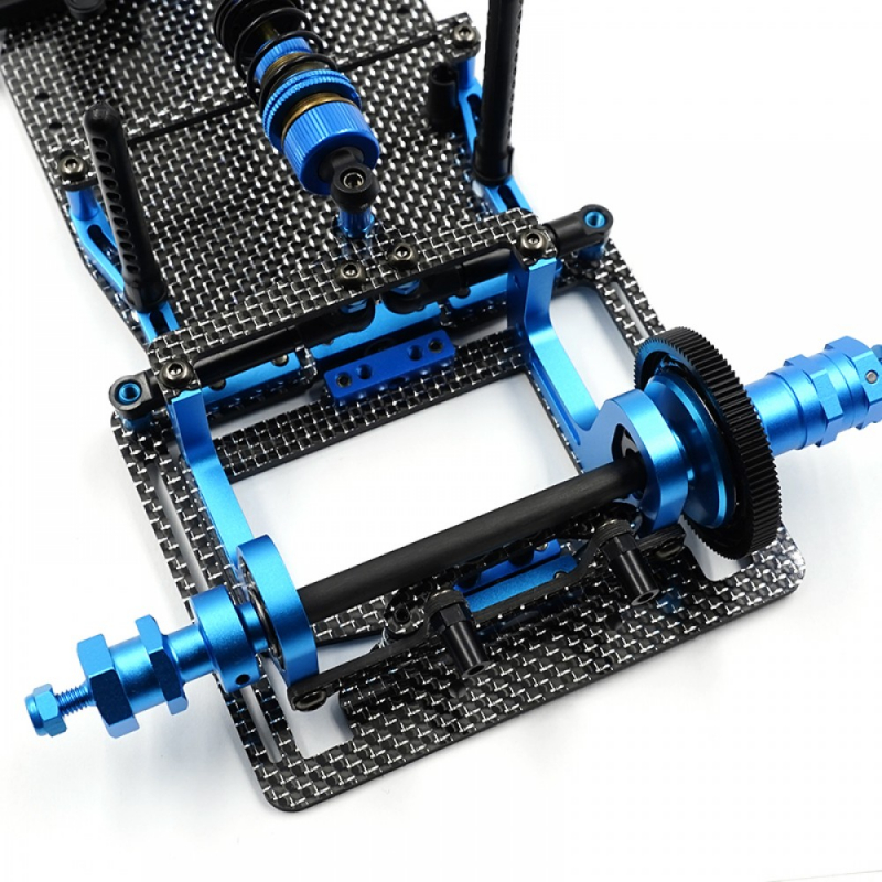 Preview: Yeah Racing Graphit Upgrade Set für Tamiya TRF104