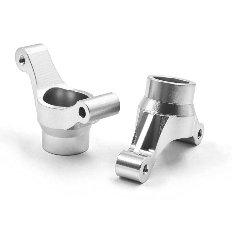 Yeah Racing Aluminium  C-Hub Set hinten silber für Tamiya WR02 WR02C TL-01 GF-01 G6-01