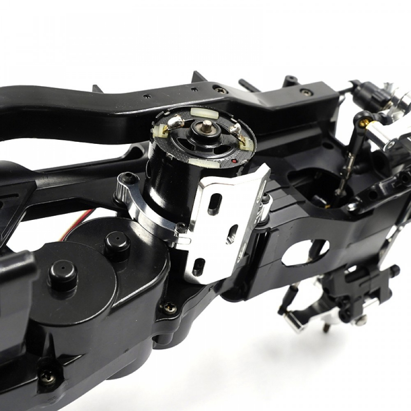 Preview: Yeah Racing Aluminium Motorschutz silber für Tamiya WR02 WR02C WR02G WR02CB