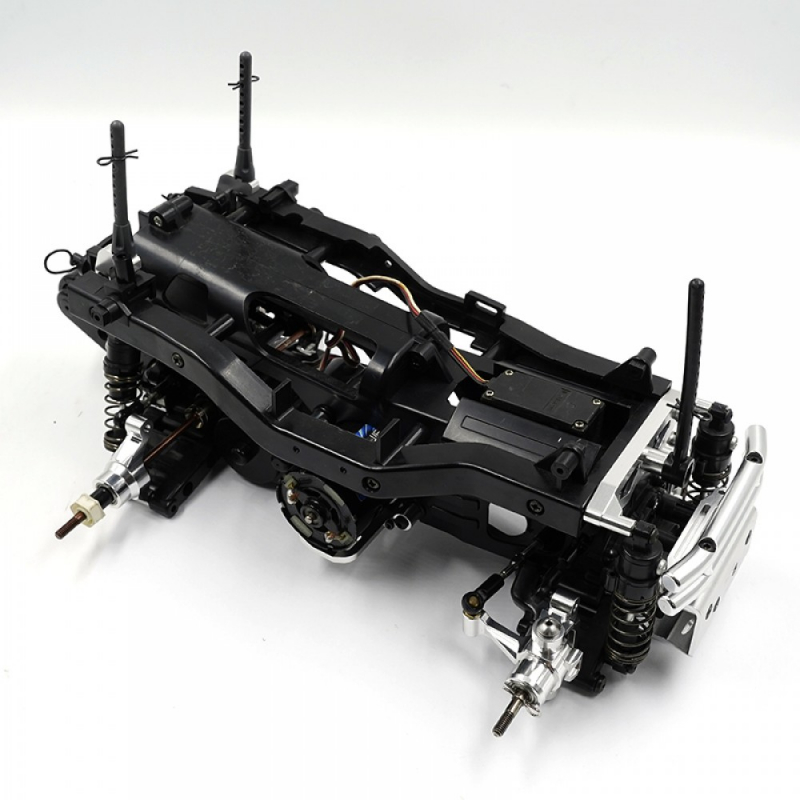 Preview: Yeah Racing Aluminum Essential Conversion Kit For Tamiya WR02C (Silver)