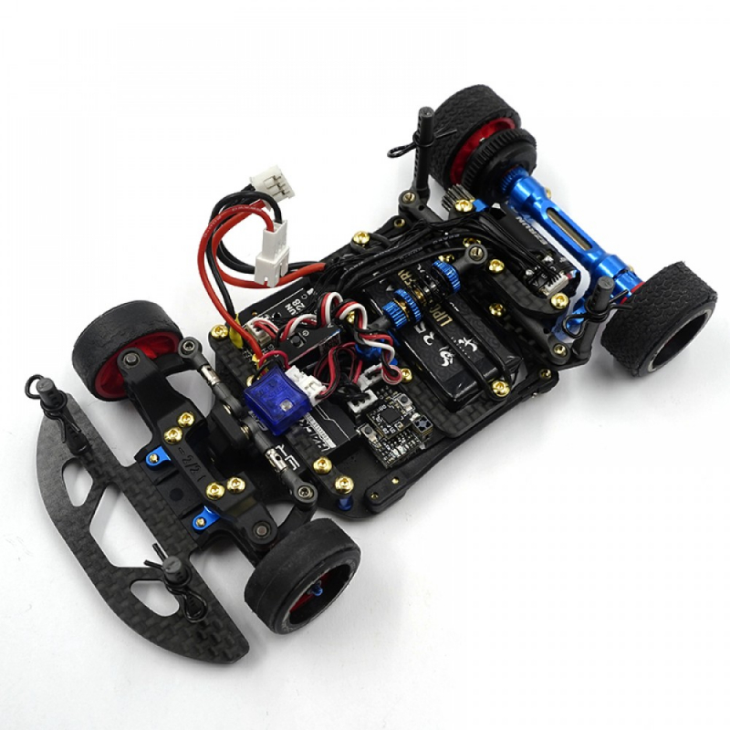 Preview: Yeah Racing Stainless Steel Gold Coated Screw Set w/Box For Team Associated RC28R