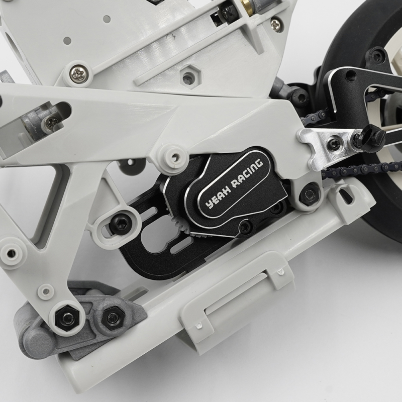 Preview: Yeah Racing Aluminium-Getriebegehäuse V2 für Kyosho 1/8 Motorrad
