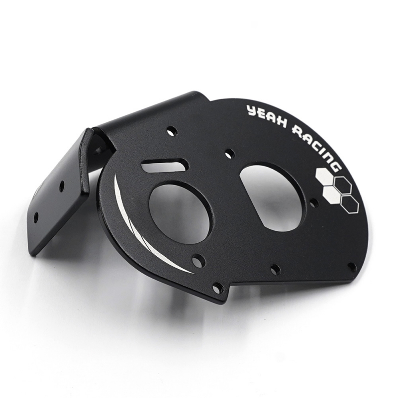 Yeah Racing Aluminium Motormontageplatte für Team Associated RC10 (Schwarz)