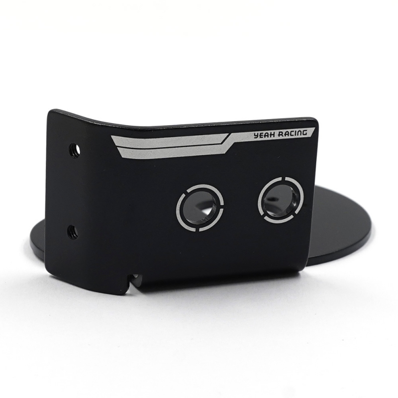 Preview: Yeah Racing Aluminium Motormontageplatte für Team Associated RC10 (Schwarz)