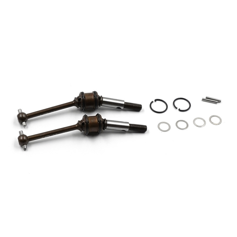 Yeah Racing Spring Steel Front Double Joint Universal Shaft 2 Stück für  Tamiya TT-02 SRX
