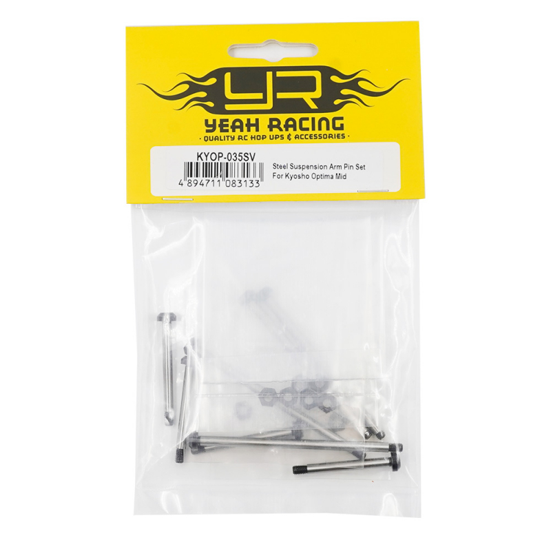 Preview: Yeah Racing Stahl AufhängungsstiftSet für Kyosho Optima Mid