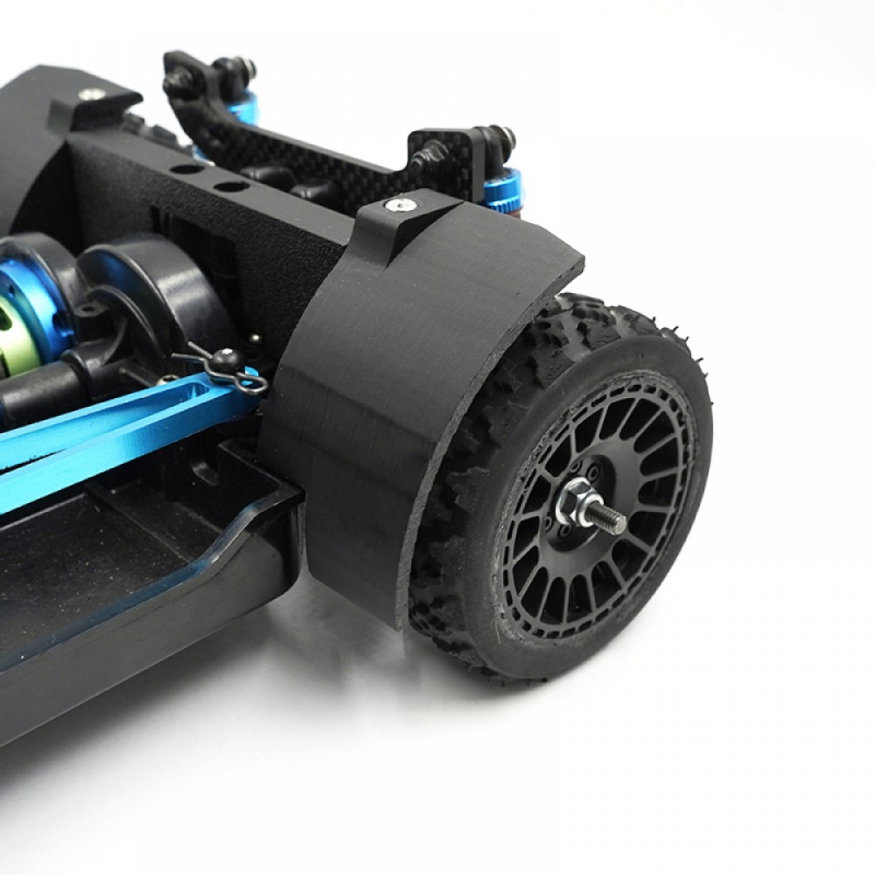 Preview: Xtra Speed 3D-gedrucktes Kotflügel-Set für Tamiya TT-02 Rally