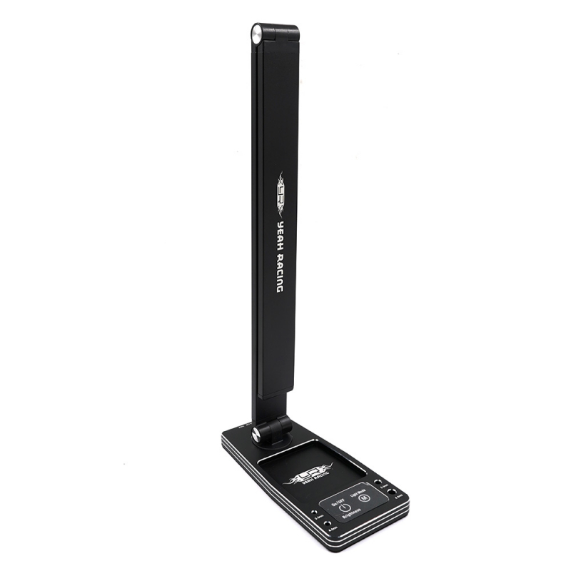 Yeah Racing Aluminium LED Pit Light mit Teileablage – Schwarz