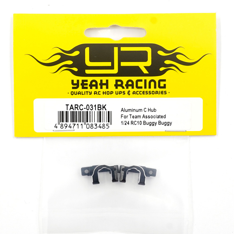 Preview: Yeah Racing Aluminium C-Hub Set für Team Associated 1/24 RC10 Buggy